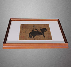 包头市书画装裱配框服务案例